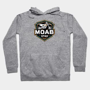 Moab Utah Motorcycle Off Road Adventure Hoodie